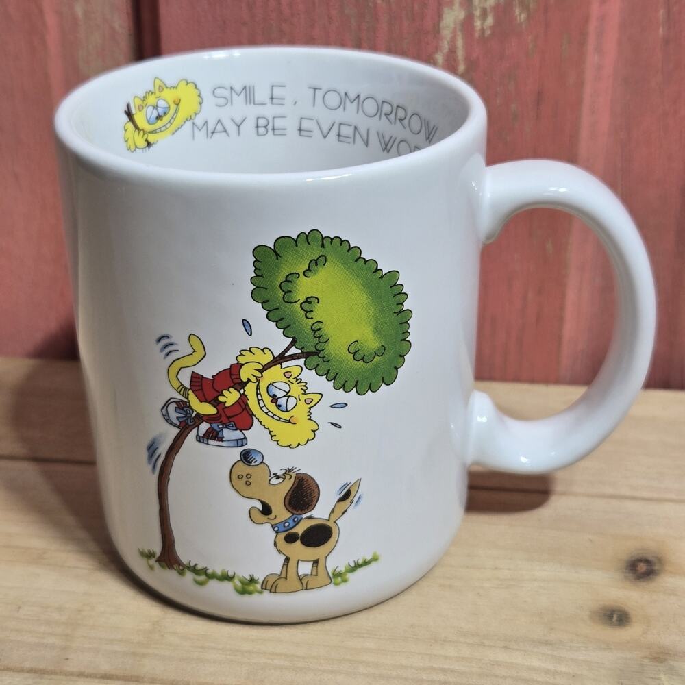 Vagabond Creations Papel Japan Smile Tomorrow May Be Even Worse Tea Coffee‎ Mug